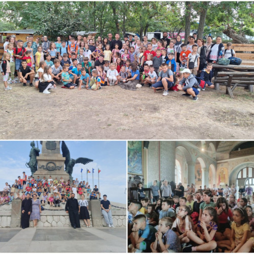 Excursie pentru 120 de copii din parohiile Smulti 1 și 2 în județul Tulcea