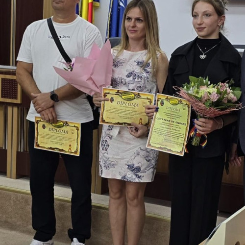 Ana Maria Barbosu, Cetățean de Onoare al Focșaniului