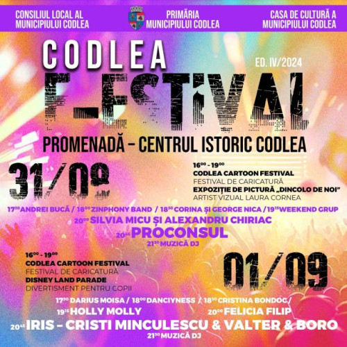 Weekendul acesta, Codlea găzduiește "Codlea F-Estival"