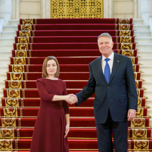Klaus Iohannis în vizită oficială la Chișinău, cu ocazia Zilei Limbii Române