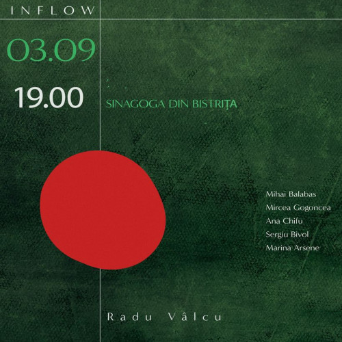 Concert special "Radu Valcu - In Flow" pe 3 septembrie