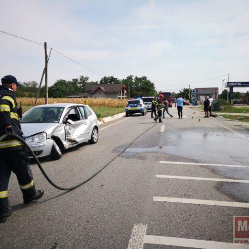 Accident rutier la Lunca: o persoană rănită