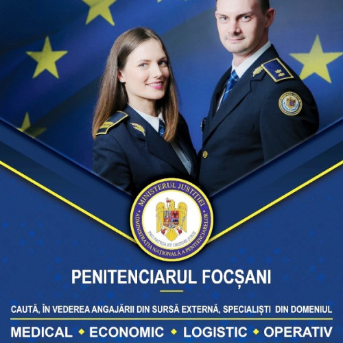 Penitenciarul Focșani recrutează agenți de poliție penitenciară