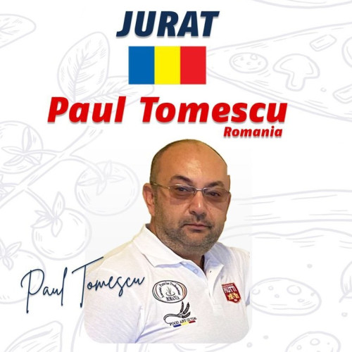 Paul Tomescu din Botoșani, în juriul Campionatului Internațional de Pizza