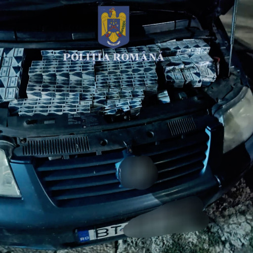 O mașină circulând pe contrasens a fost oprită de poliție la Botoșani