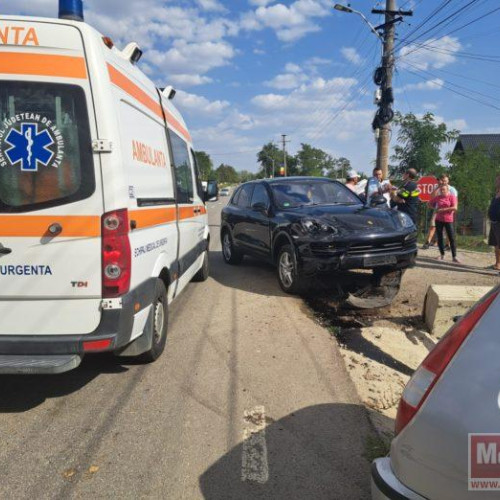Accident pe drumul din Lunca: două persoane rănite