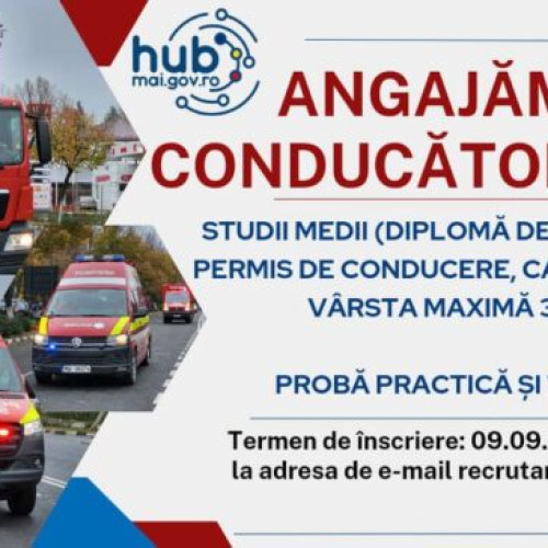 Inspectoratul pentru Situații de Urgență Giurgiu prelungește termenul de înscriere la concursul pentru subofițeri