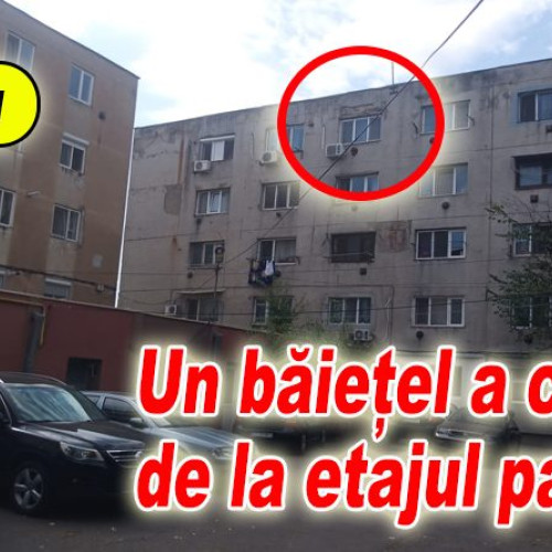 Incident grav la Concas: un băiețel de patru ani a căzut de la etajul patru