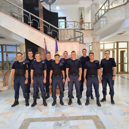 Primul stagiu de practică pentru elevii jandarmi la Inspectoratul de Jandarmi Județean Vrancea