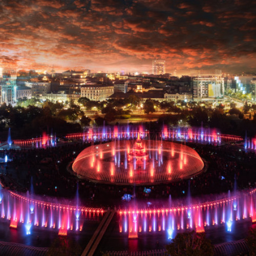 Simfonia Apei revine la Piața Unirii, București, în 2024