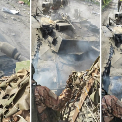 Capturarea tancurilor ucrainene în apropierea Avdiivka