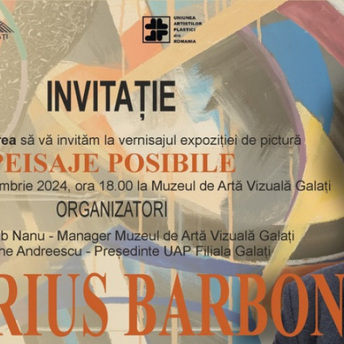 Expozitia "Peisaje posibile" la Muzeul de Artă Vizuală