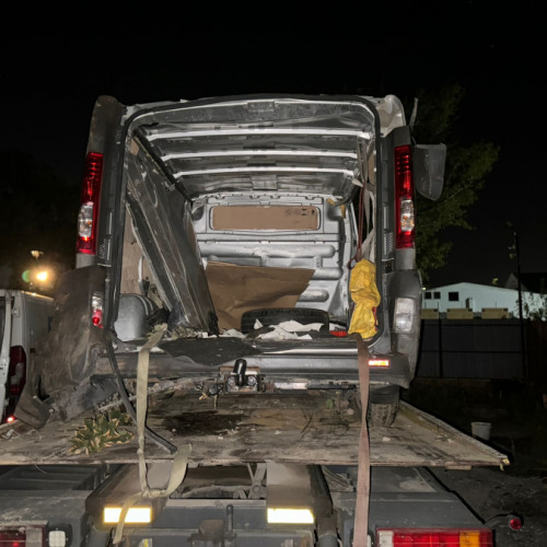 Accident rutier implicând transportul ziarelor între București și Galați