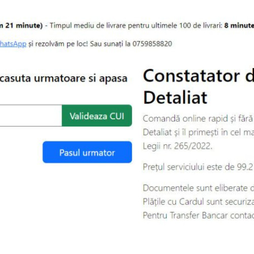 Obținerea rapidă a certificatului constatator pentru antreprenori