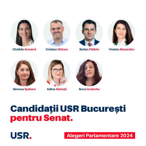USR București a finalizat selecția candidaților pentru alegerile parlamentare