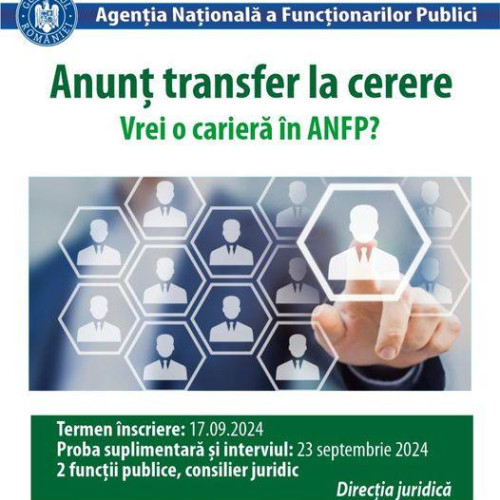 ANFP angajează noi funcționari publici