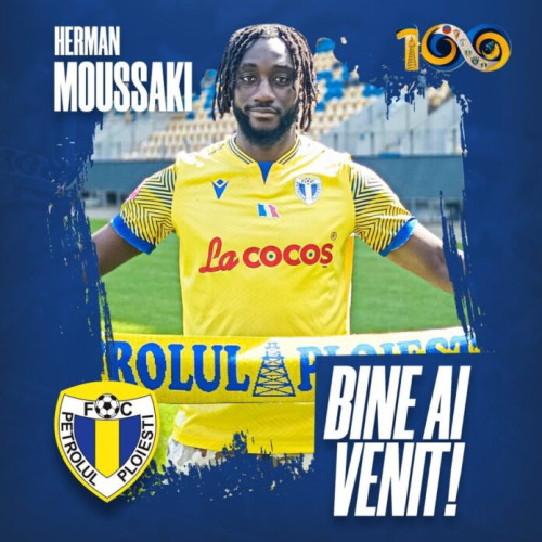 Transfer important pentru Petrolul Ploiești: Herman Moussaki s-a alăturat echipei