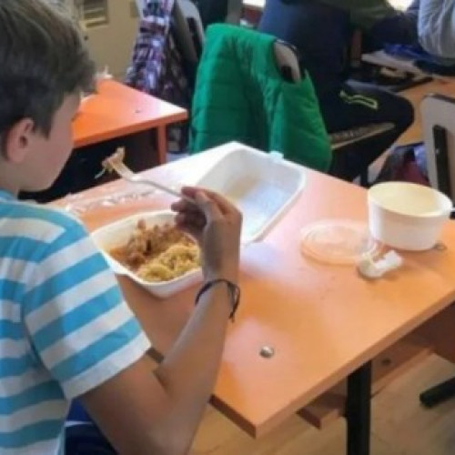 Sute de elevi din județul Botoșani beneficiază de masă caldă