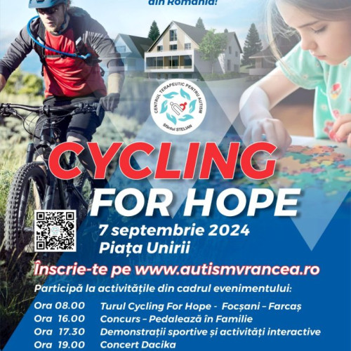 Asociația Sf. Stelian organizează evenimentul caritabil "CYCLING FOR HOPE"