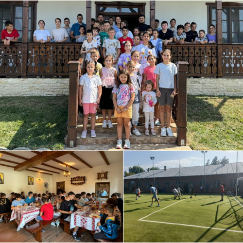 50 de copii au participat la tabăra "Vacanța din pridvorul Bisericii"
