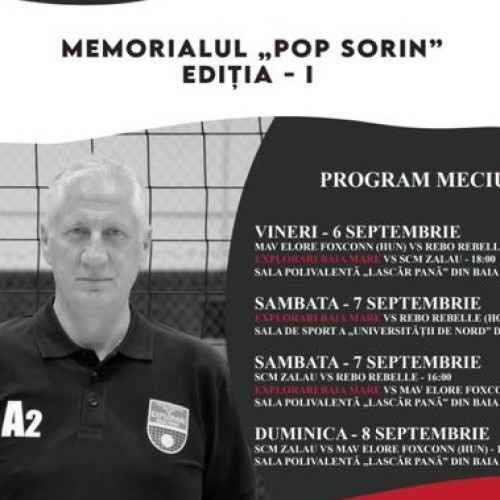 Prima ediție a Memorialului "Pop Sorin" începe astăzi