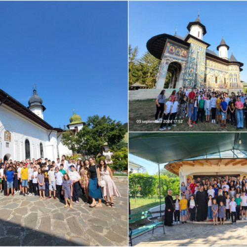 Pelerinajul copiilor din comuna Matca la mănăstirile Neamțului