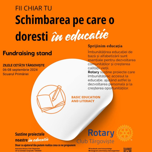 Rotary Club Târgoviște invită comunitatea la Zilele Cetății