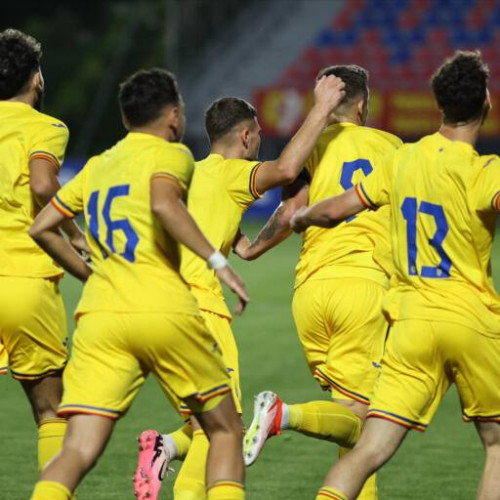 Victorie importantă pentru naționala U21 a României în fața Muntenegru