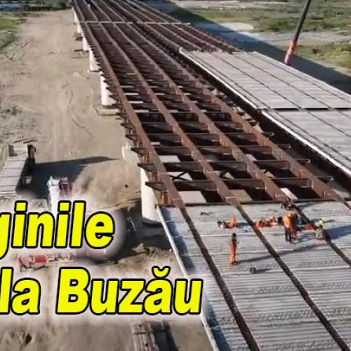 Raducu P Drum, cunoscutul "dronar" român, a filmat progresele pe podul de la Buzau