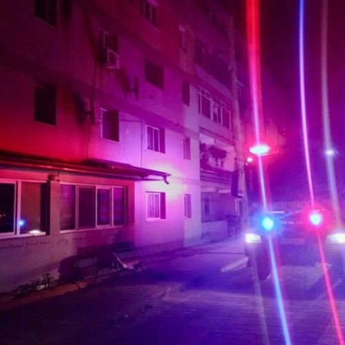 Incendiu devastator într-un bloc din Darabani