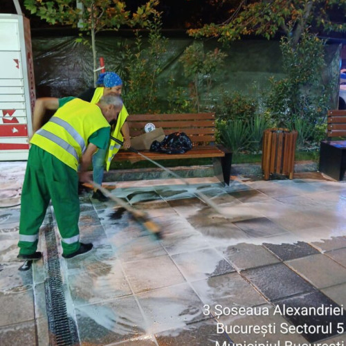 Salubrizare S5 desfășoară lucrări nocturne pentru curățarea orașului
