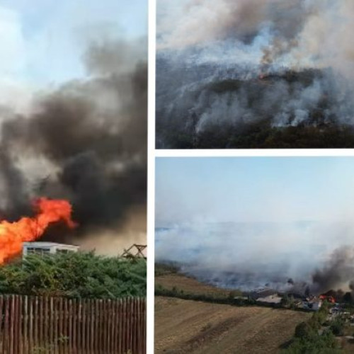 Incendiu devastator în Maramureș: peste 500 de hectare mistuite de flăcări