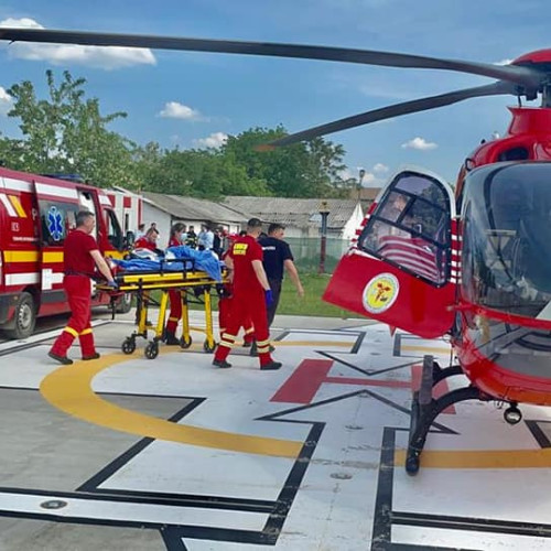 Femeie de 77 de ani din Botoșani, transferată pe cale aeriană după un infarct