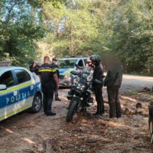 Verificări în pădurile din Botoșani: Trei persoane sancționate pentru utilizarea motocicletelor pe teren forestier