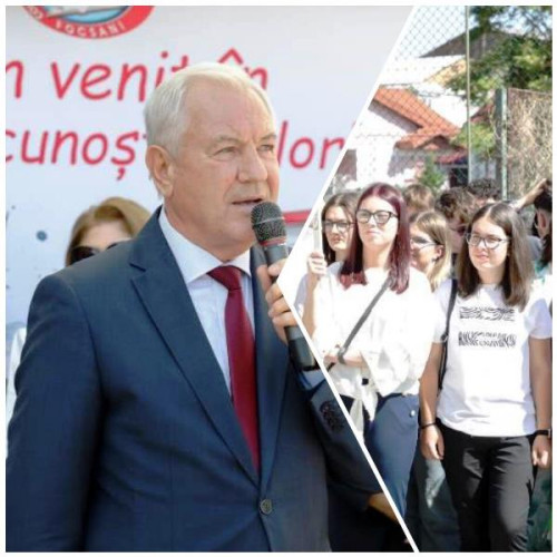 Ionel Cel-Mare, vicepreședintele CJ Vrancea, la deschiderea anului școlar la Colegiul Național Pedagogic „Spiru Haret”