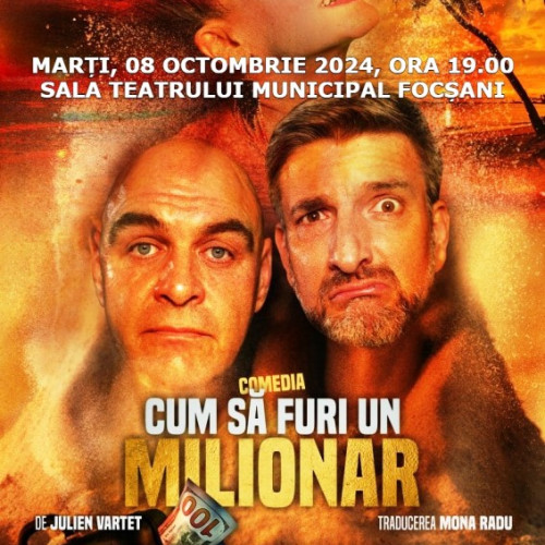 Teatrul Municipal Focșani va găzdui o premieră de comedie