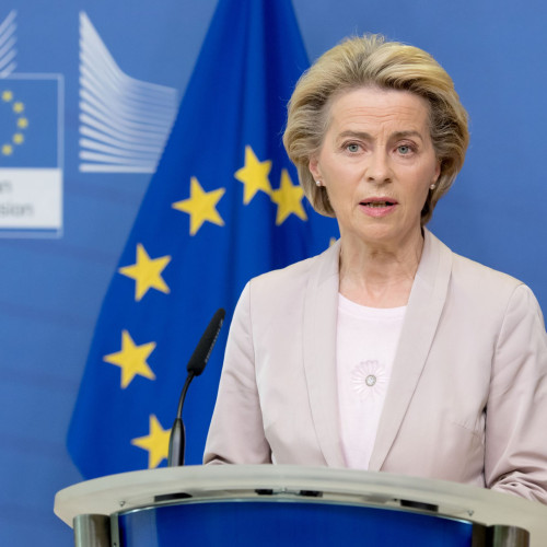 Ursula von der Leyen se întâlnește cu liderii Parlamentului European pentru prezentarea noii echipe de comisari