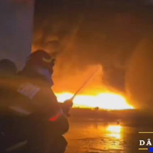 Incendiu devastator în Dâmbovița
