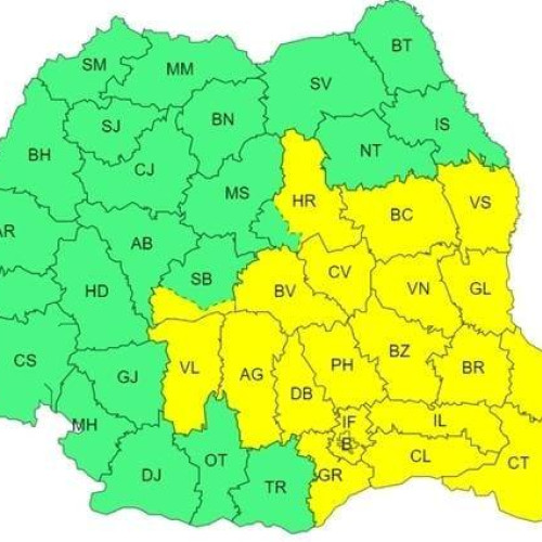 Avertizare meteorologică în județul Dâmbovița