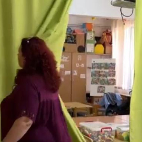 Lucrările de reamenajare continuă la Grădinița "Dumbrava Minunată" din Cluj-Napoca