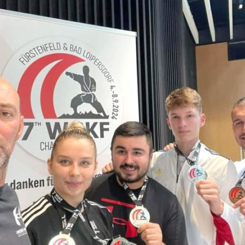 Sportivii de la CS Poli Karate strălucesc la Campionatul Mondial de Goju Ryu din Austria