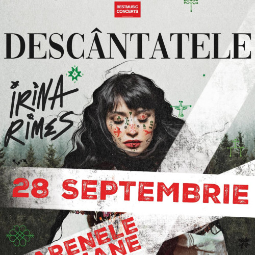 Irina Rimes aduce magia muzicii la Arenele Romane pe 28 septembrie