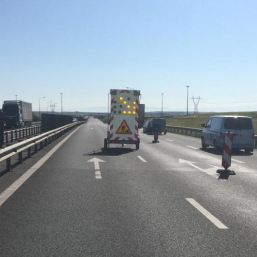 CNAIR anunță restricții de circulație pe autostrăzi din cauza lucrărilor