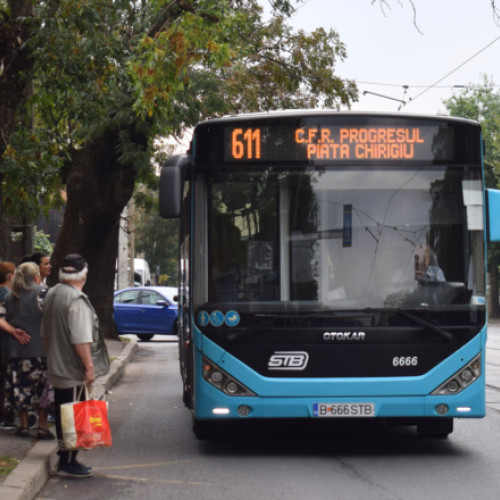 Autobuzele liniei naveta 611 vor opri în noi stații, începând de vineri