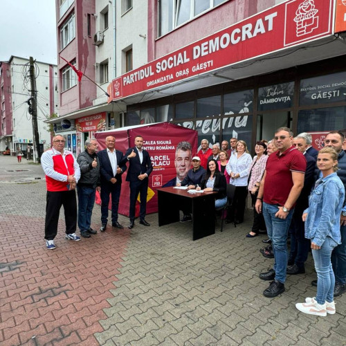 Social-democrații din Dâmbovița susțin candidatura lui Marcel Ciolacu la președinția României