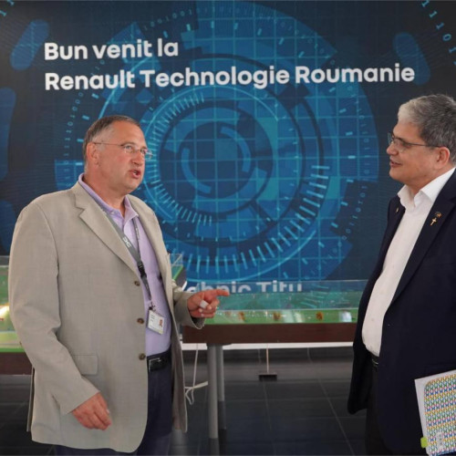 Vizita ministrului Finanțelor la Centrul Tehnic Titu al Grupului Renault