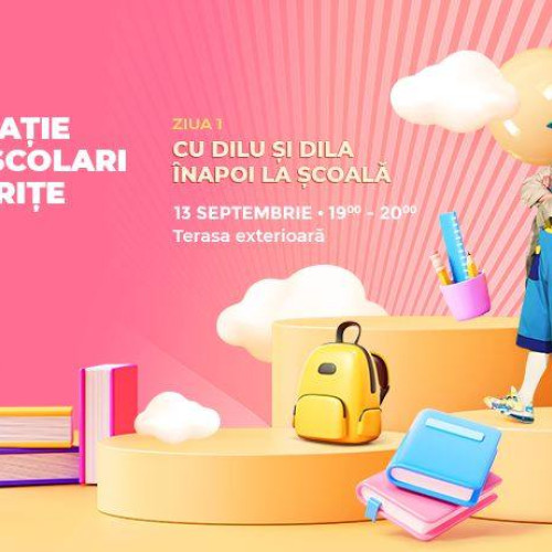 Distracție și surprize la Dâmbovița Mall în deschiderea noului an școlar