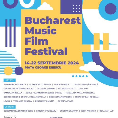 începe festivalul Bucharest Music Film Festival în Piața &quot;George Enescu&quot;