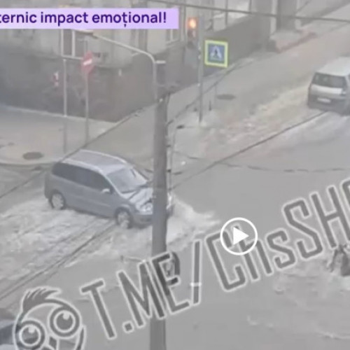 Ciclonul Boris provoacă inundații devastatoare în Chișinău