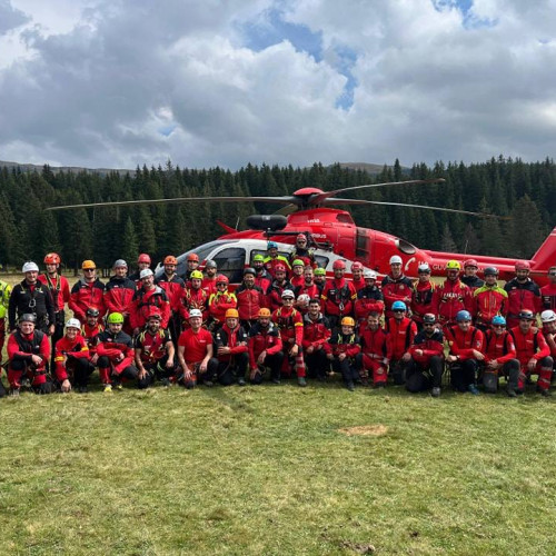 Evaluare națională Salvamont la Centrul Național de Pregătire Padina